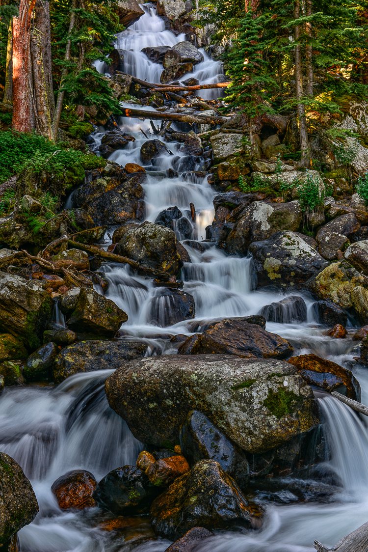 Calypso Cascades in Rocky Mountain National Park, Waterfall Rocky Mountain Tours