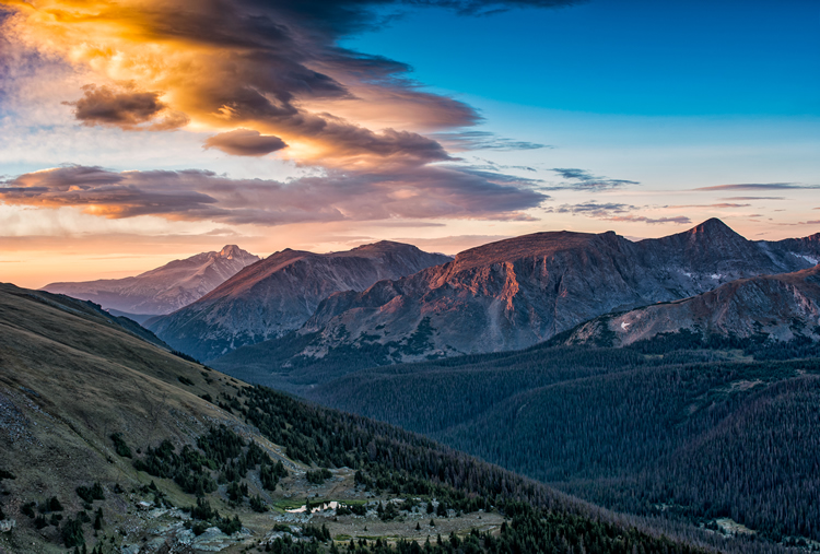 Gore Range Overlook sunrise